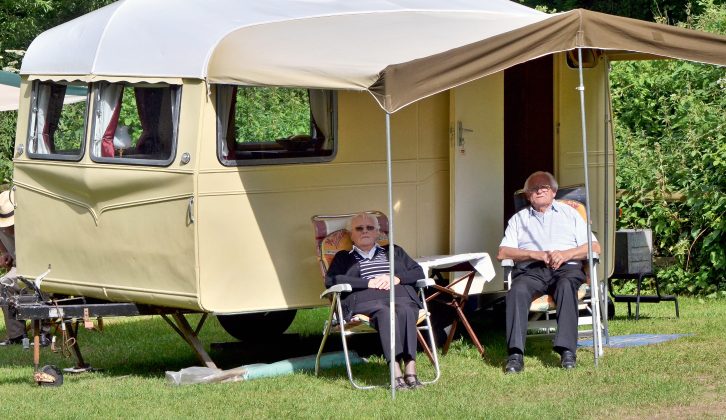 Eileen and John Novell go on regular caravan holidays in this 1956 Bambi, giving it a new lease of life