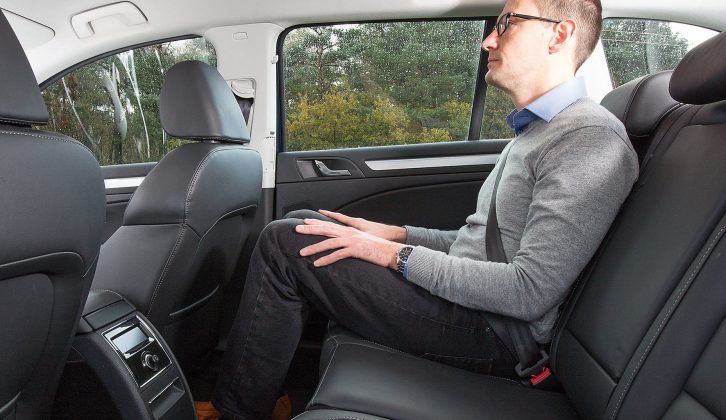Both head and legroom in the back are particularly impressive, plus there are air vents for rear-seat passengers