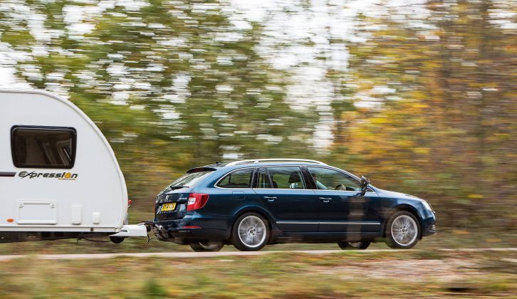 When discovering what tow car ability the Škoda Superb Estate has, its stability impressed
