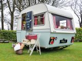 This lovely old Thomson Mini Glen caravan was made in 1973 – and you'll be amazed at what the owner has done to transform the inside!