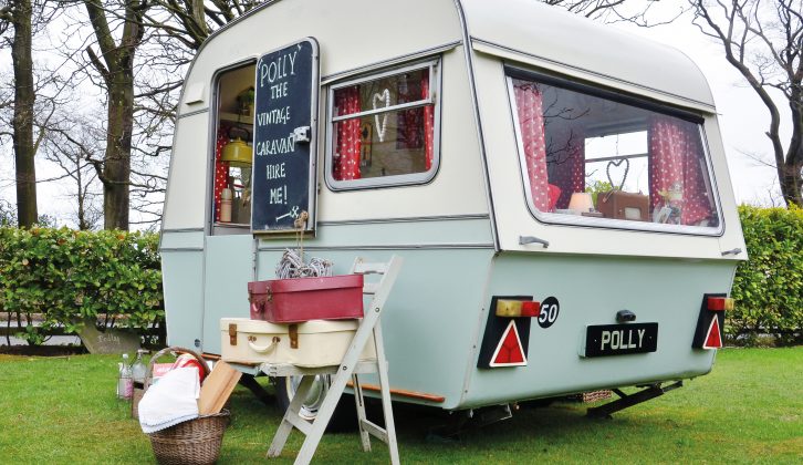 This lovely old Thomson Mini Glen caravan was made in 1973 – and you'll be amazed at what the owner has done to transform the inside!
