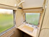 There's an Elsan plastic-unit toilet fitted inside this classic caravan