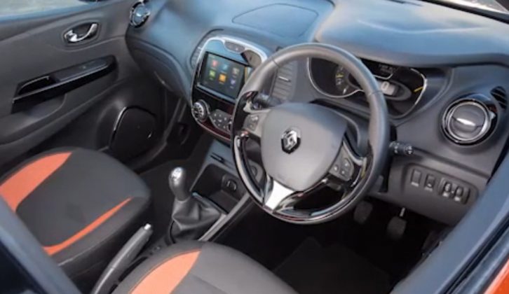 The Renault Captur has a bright and well specced cabin – tune in to find out more