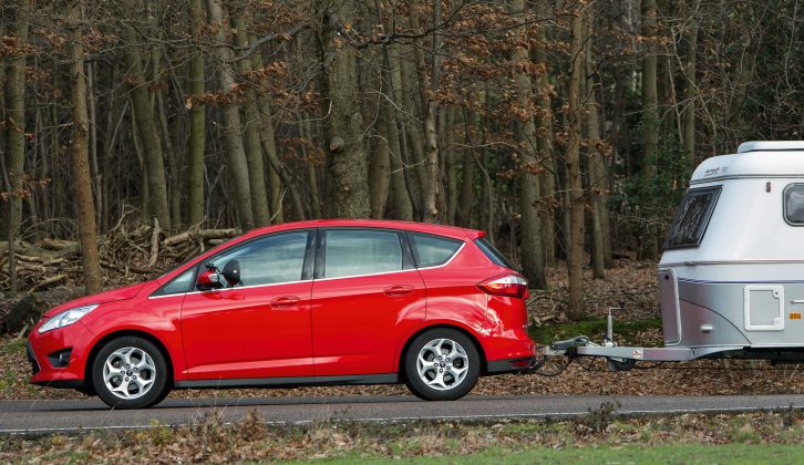 The Ford C-Max is 438cm long (including the tow ball) and 206cm wide (including the wing mirrors)