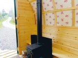 A traditional wood-burner provides all the heat you need in the Twagon from Wildwood Design