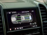 Keep an eye on charge and power delivery on the dash of the Porsche Cayenne S E-Hybrid