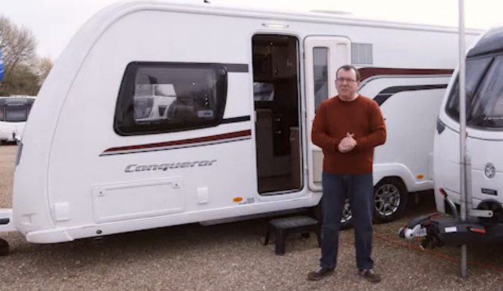 This twin-axle, island bed Swift Conqueror 645 might interest you if you're looking at caravans for sale this spring