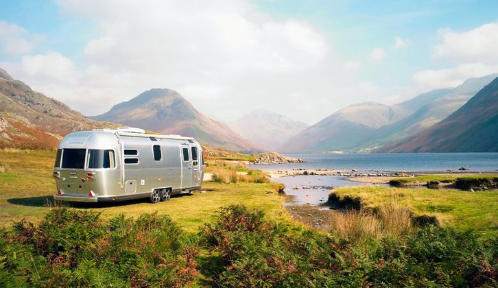 Six years on the road in their Airstream have given Tracey and Pete some breathtaking views to wake to