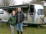 This 2007 Airstream 684 is a comfy home for Tracey and Pete – they say their stove-top espresso pot is an essential luxury