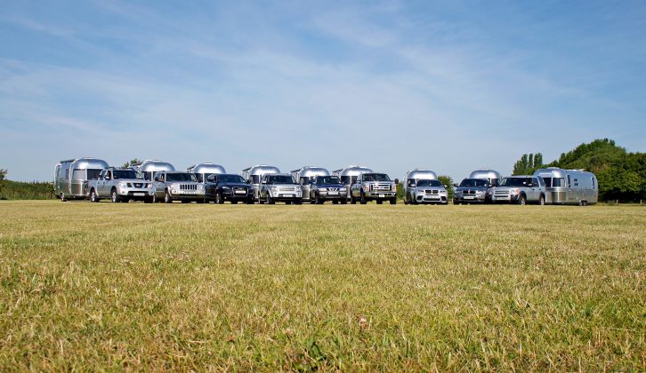 Pete and Tracey regularly attend Airstream gatherings – what a line up!