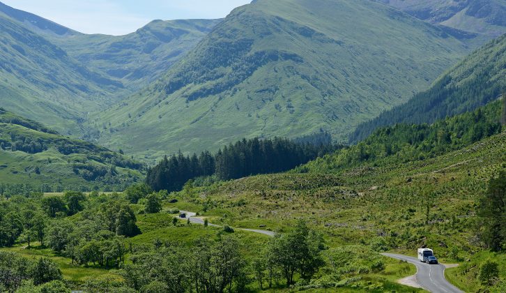 It's best to take caravan holidays in The Scottish Highlands from late spring to early autumn, because in the winter some of the roads may be closed
