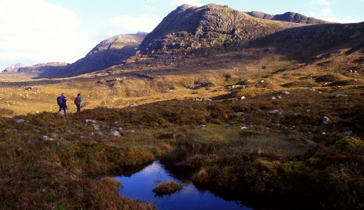 If Ben Nevis is too daunting, go walking in the Torridon Hills, Wester Ross and Cromarty District in the north-west of The Highlands