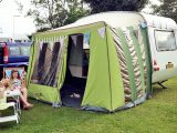 Now with an eBay-sourced original awning, the family have even more space when they enjoy holidays in Lottie Lace