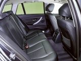 Rear seat space in the BMW 3-Series estate is good, although less legroom than in its C-Class rival