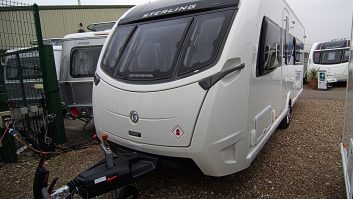 The four-berth Sterling Continental 570 is priced from £25,995 and has an MTPLM of 1700kg