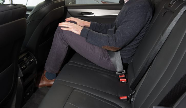 Even six-foot passengers will have plenty of space in the rear of the BMW X5