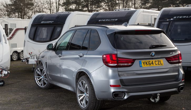 With the might to tug almost any caravan and good stability on the road, the BMW X5 is a very impressive tow car