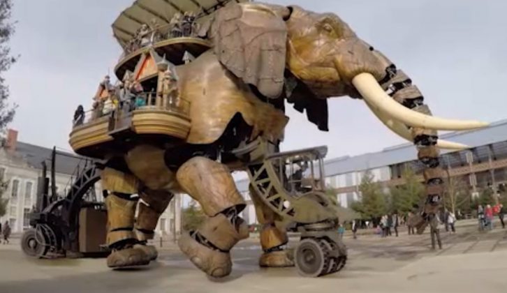 Visit France with Practical Caravan on The Caravan Channel and learn about this amazing elephant