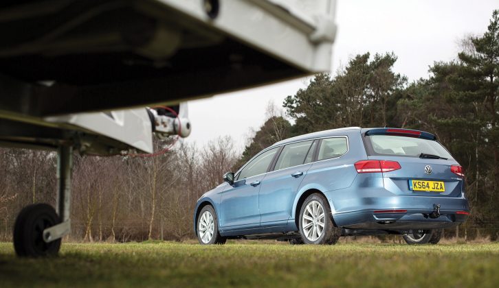 The towing electrics of the VW Passat Estate are now sited more conveniently