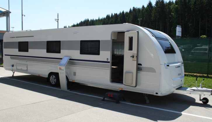 The 10m-long 903 HT heads the new, seven-van Alpina range from Adria caravans
