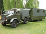 As vintage caravans go, this is an imposing – and slow moving – outfit!