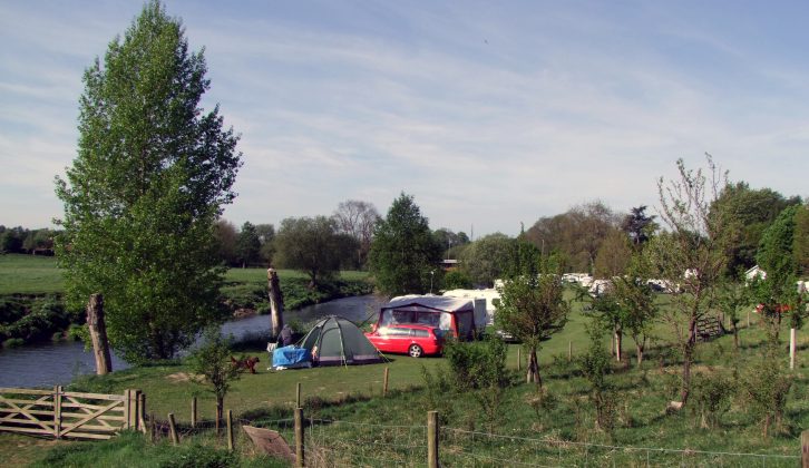 You can even pitch beside the River Severn and combine fishing with your caravan holidays