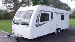 Launched in February 2015, the luxurious twin-axle Lunar Delta TS caravan costs £25,899 new and we think this four-berth will appeal particularly to couples