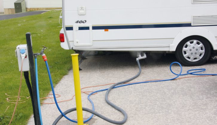 There are several strategies for the disposal of a caravan's waste water