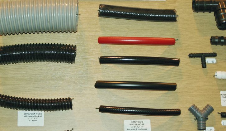 Some owners become disenchanted with their caravan's system, so upgrade the types of hose fitted by the manufacturer