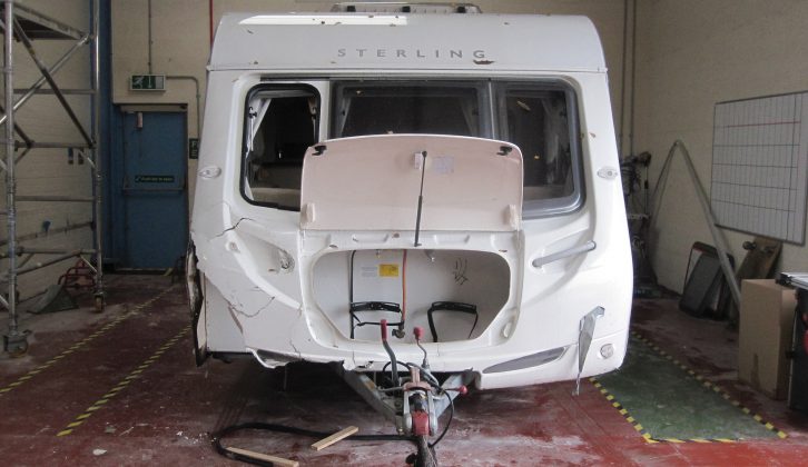 Accidents can happen but where do you get caravan spares for older tourers?