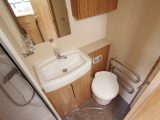 This twin-lounge caravan boasts one of the best washrooms we've seen in this layout
