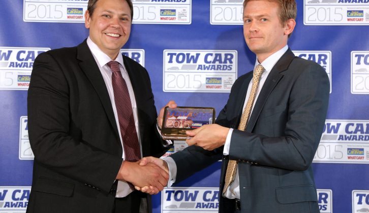 Rory Lumsdon was at the Tow Car Awards on behalf of Škoda