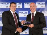 Paul Baynes collected the Mondeo's Best Petrol Tow Car Award at the Woburn Abbey ceremony