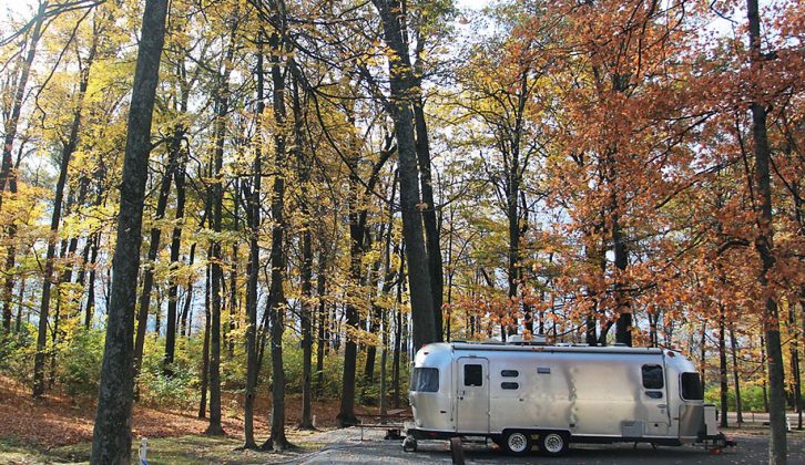 Marlene, Dan and their three children spend more than half the year living in a 25ft Airstream caravan