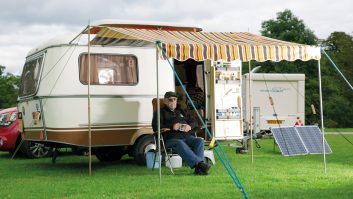 Alan Cobb, pictured with his Eriba Pan Familia at Foyers, Loch Ness, has been caravanning for 78 years