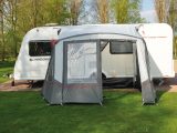 This inflatable porch awning for caravans is competitively priced at just under £300