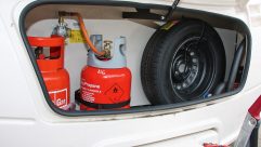 Wall-mounted regulators form an integral part of a modern caravan's gas system