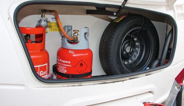Wall-mounted regulators form an integral part of a modern caravan's gas system