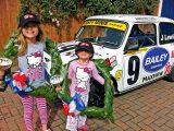 Jonathan’s younger daughters, Morgan and Atlanta-Jeane, can’t wait to get behind the wheel of a Mighty Mini
