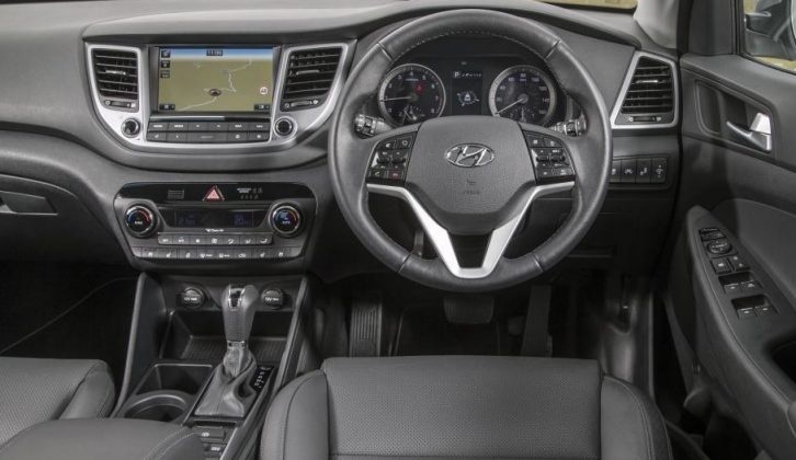 Cabin quality is higher than in the outgoing Hyundai ix35 which the Tucson replaces