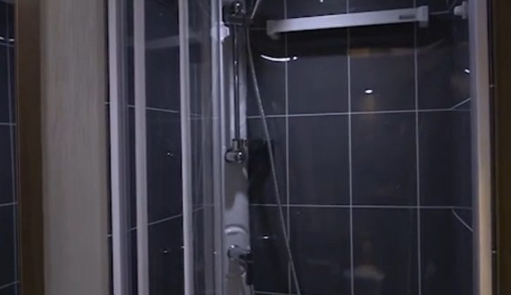 Practical Caravan's Group Editor discovers a great shower in the Buccaneer Cruiser – watch our show to see it for yourself