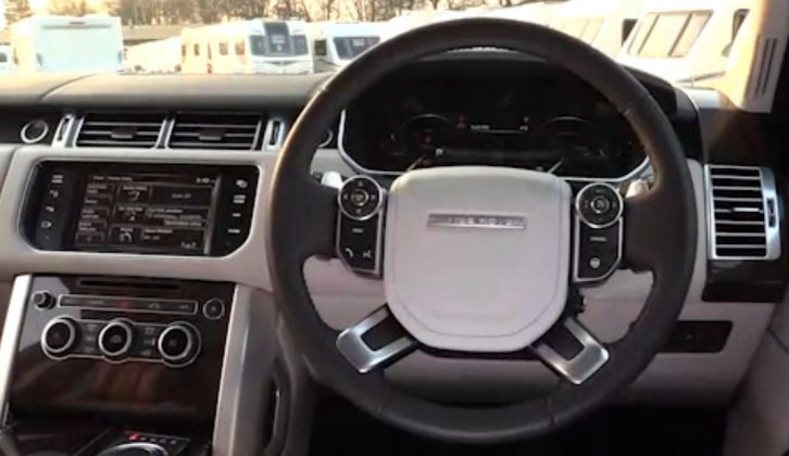 The Range Rover's cabin is a beautiful and beautifully engineered space – find out more in our TV show