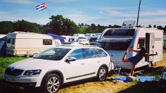 Our Swift Lifestyle 4 provided a peaceful, secure space at the Somerset festival