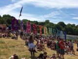 Many thousands visit Somerset for the Glastonbury Festival – finding your own bit of space is precious