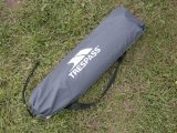 This three-panel windbreak packs down to fit in a small carrybag, 60cm x 19cm x 10cm