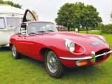 John Bradley only uses his beautiful Jaguar E-type to tow the 1973 Cheltenham Fawn