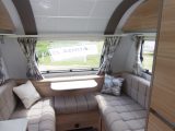 The special edition-spec panoramic opening rooflight is a great addition to the 472DS Eden's front lounge