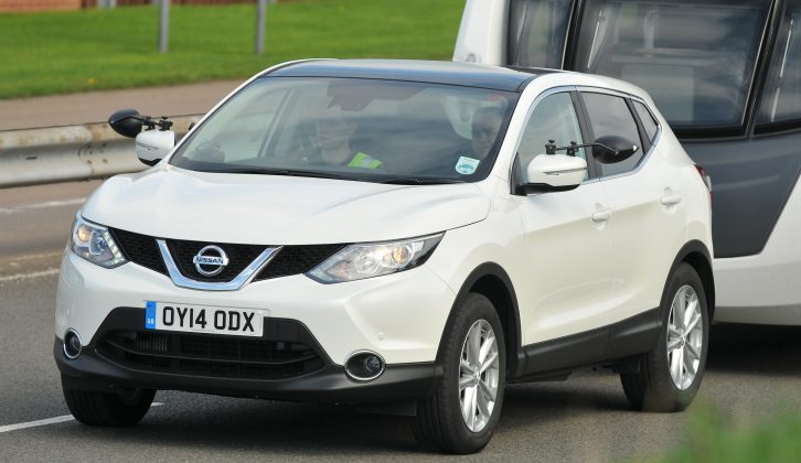 In 2014, the Nissan Qashqai was the top car at our Tow Car Awards and has proved popular with caravanners
