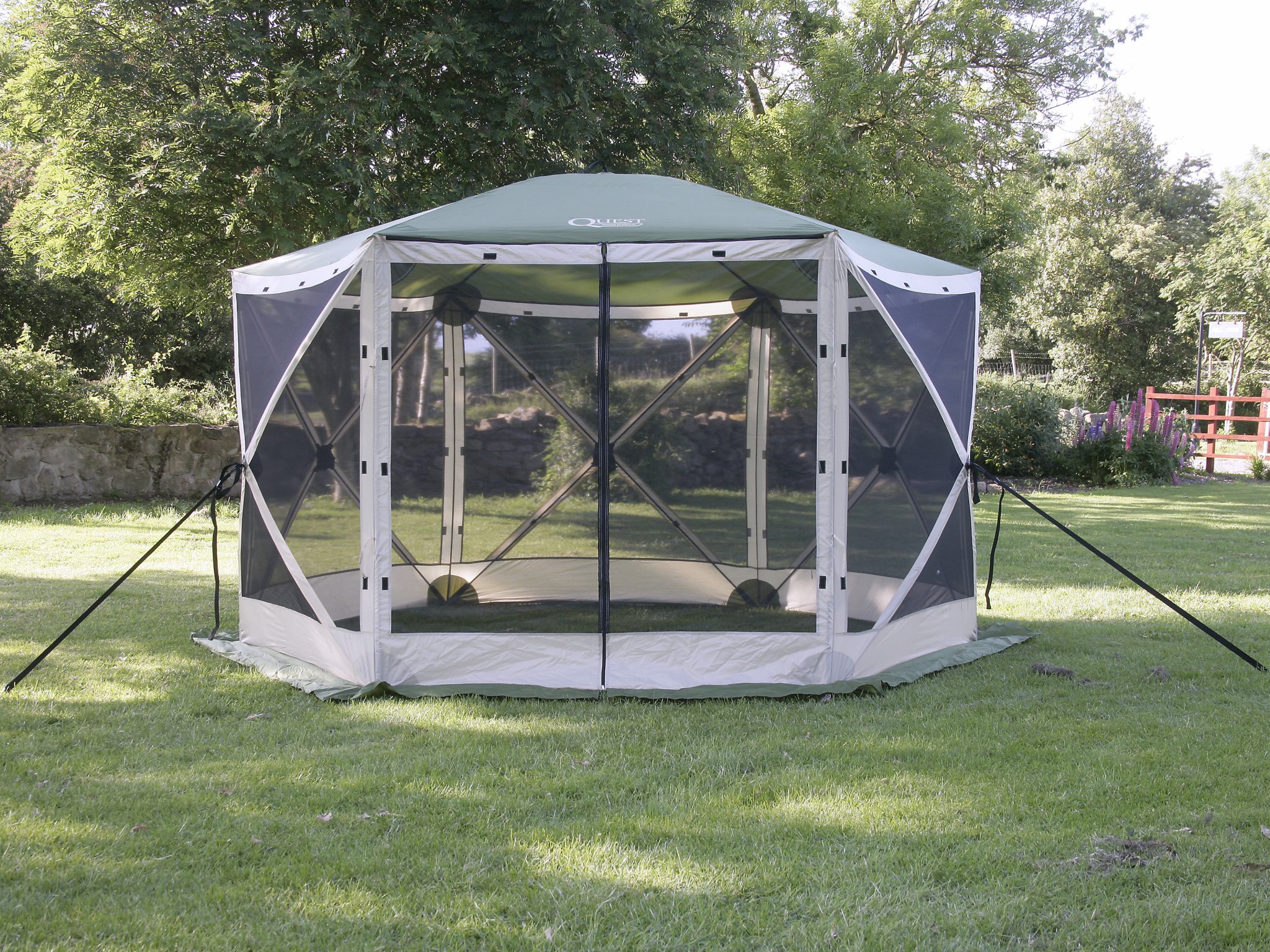 Quest Elite Instant Spring Up Screen House 6 Practical Caravan