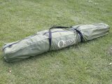 At 185cm x 18cm x 18cm, this day tent is long but thin when packed away